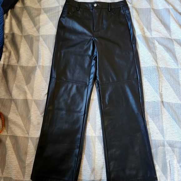 Night Out black leather pants - Picture 2 of 8